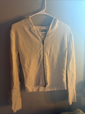 Converse Light Cream Zip Hoodie